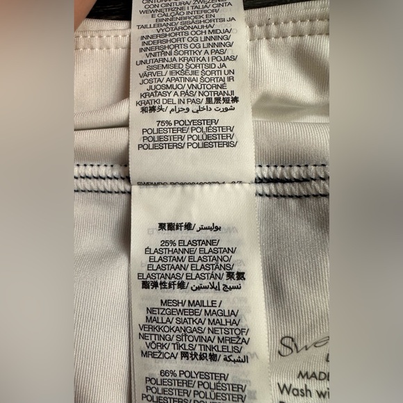 Sweaty Betty White Power Ace Mix Pleat Tennis Skort - Picture 6 of 7